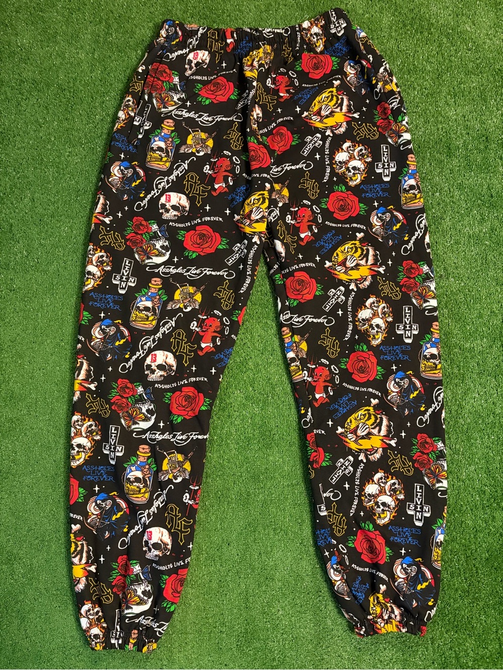 Assholes Live Forever American Traditional AOP Sweatpants